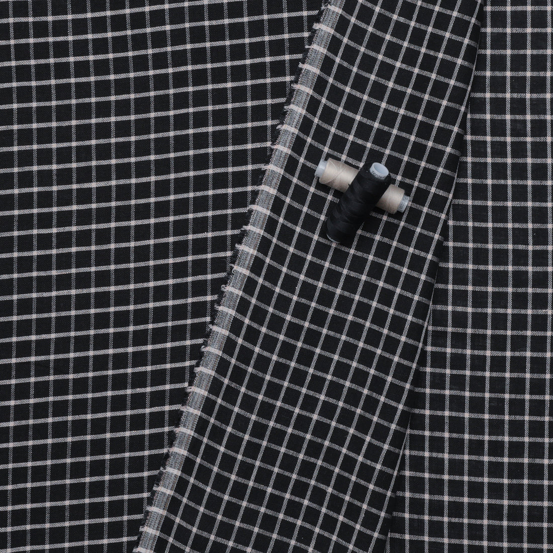 Linen Blend - Utopia - Windowpane Check - Assorted