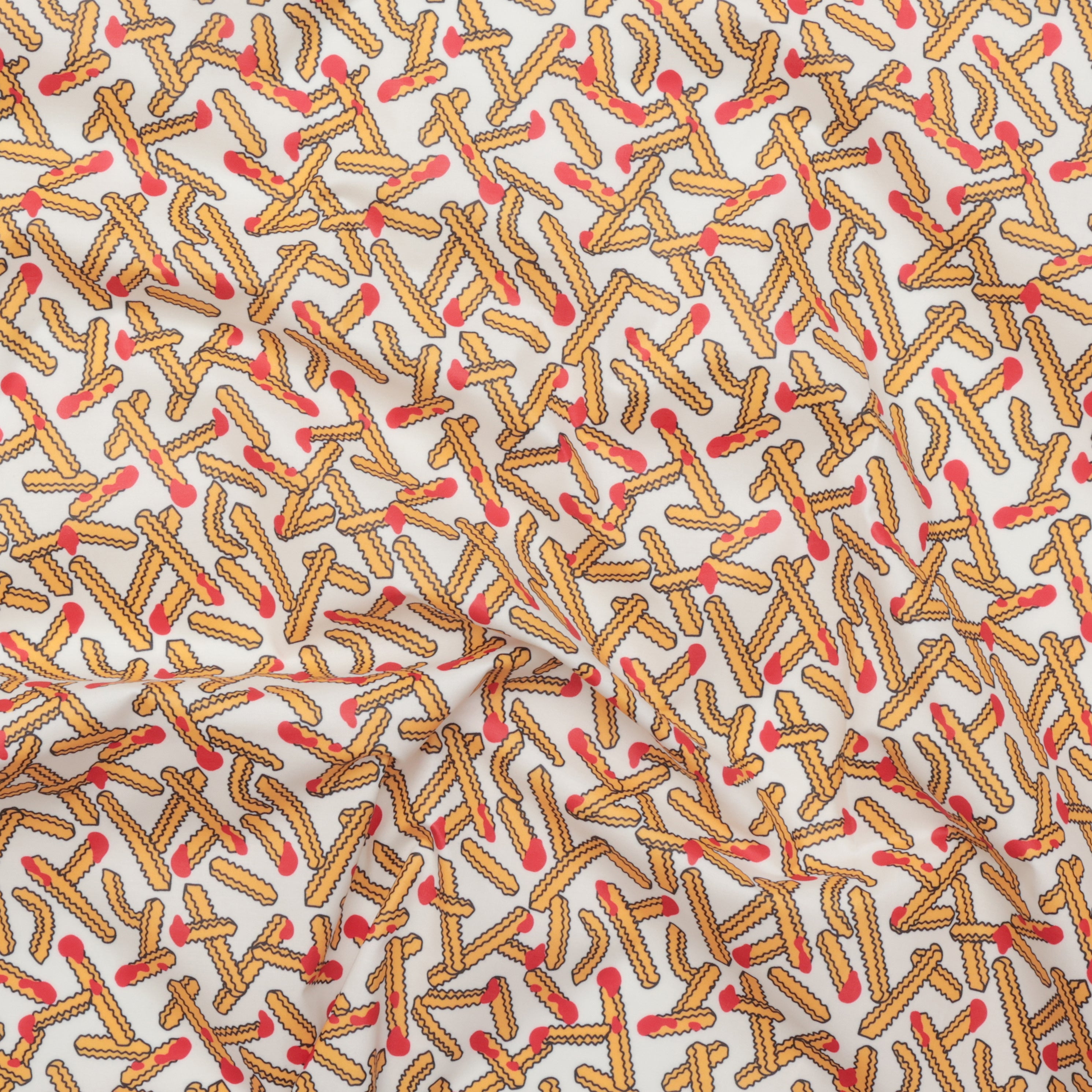 Moda - Laminated Cotton - Snack Shack - Fries – RICK RACK Textiles