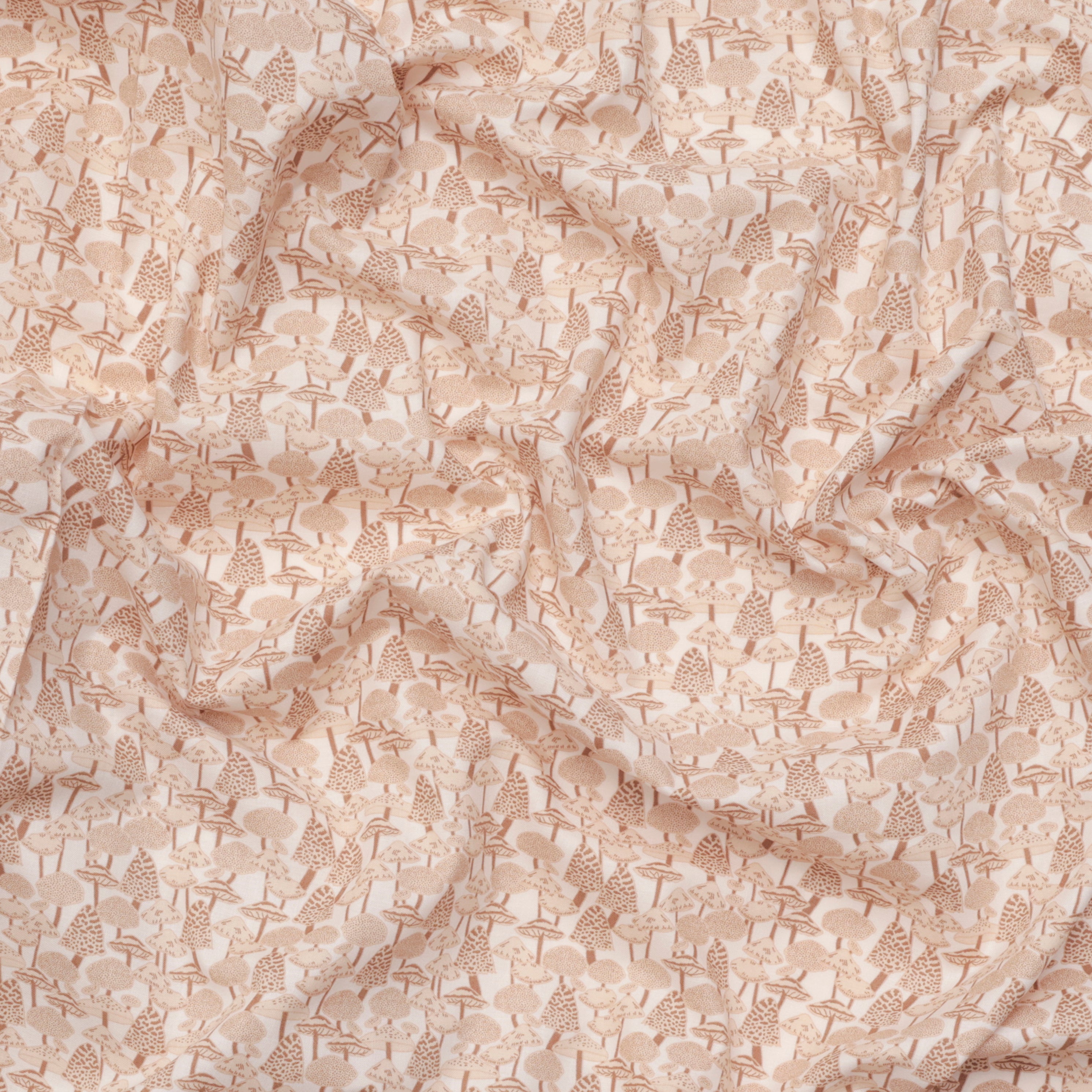 Cotton + Steel - Cotton - Fall's Enchantment - Mushroom Love - Khaki ...