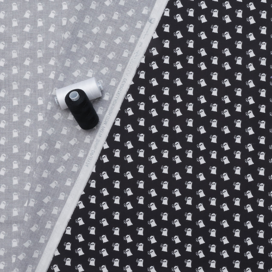 Dear Stella - Cotton - Costume Party - Boo - Black