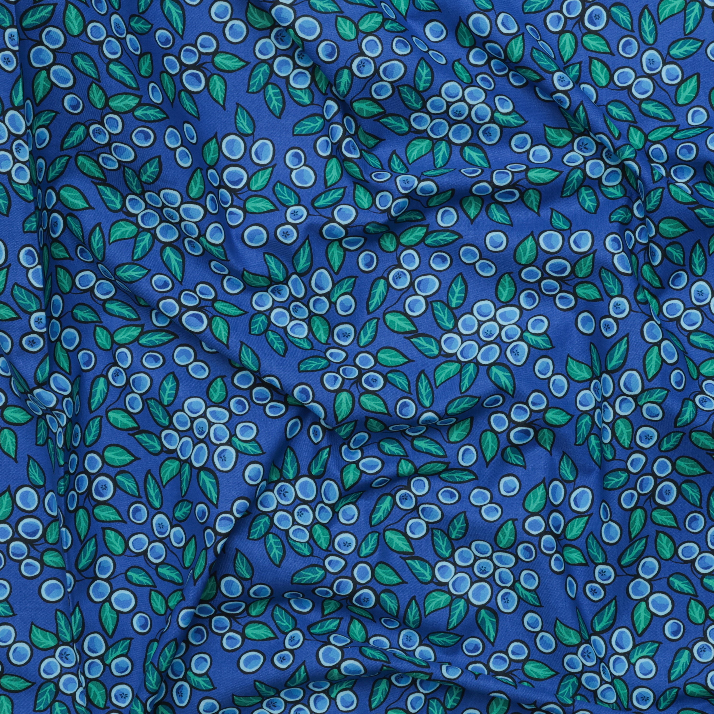 C.J. Houle - Cotton - Allover Blueberry - Navy – RICK RACK Textiles
