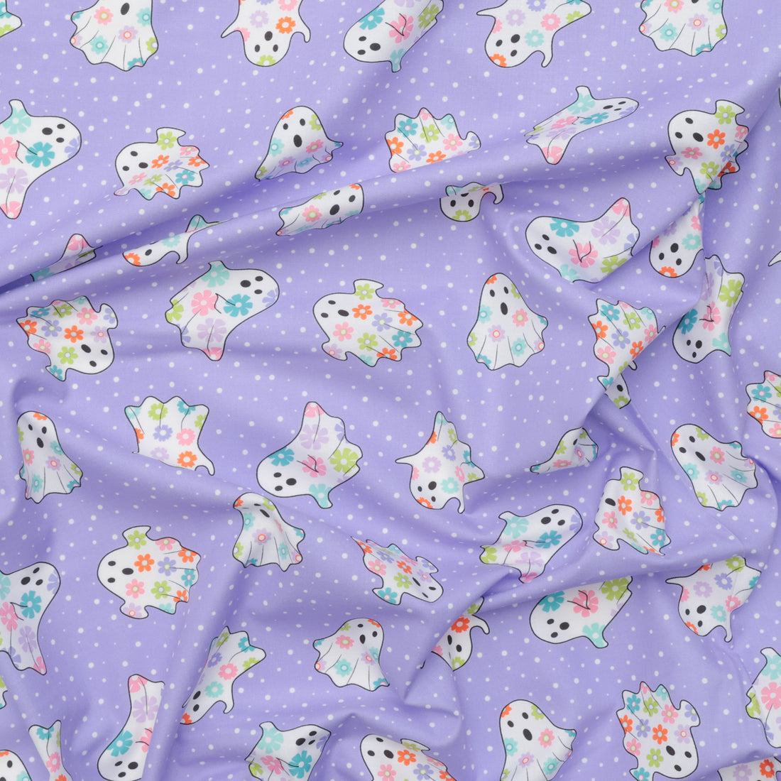 Moda - Cotton - Fab Boo Lous -Dancing Ghosts - Grape Soda