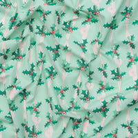 Moda - Cotton - Tiny Christmas - Holy Stripes - Mint