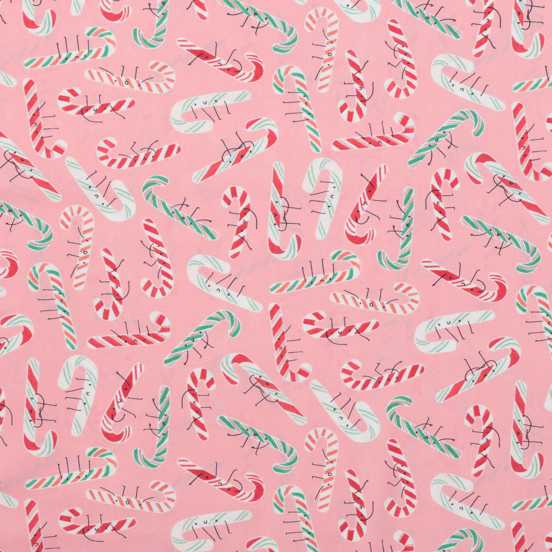 Moda - Cotton - Tiny Christmas - Candy Cane - Cotton Candy