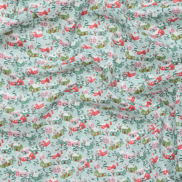 Liberty - Cotton - Festive Greetings - Festive Village A