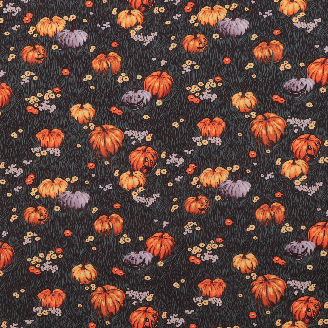 AGF - Cotton - Ghostly & Haunted - Moonlight Pumpkins