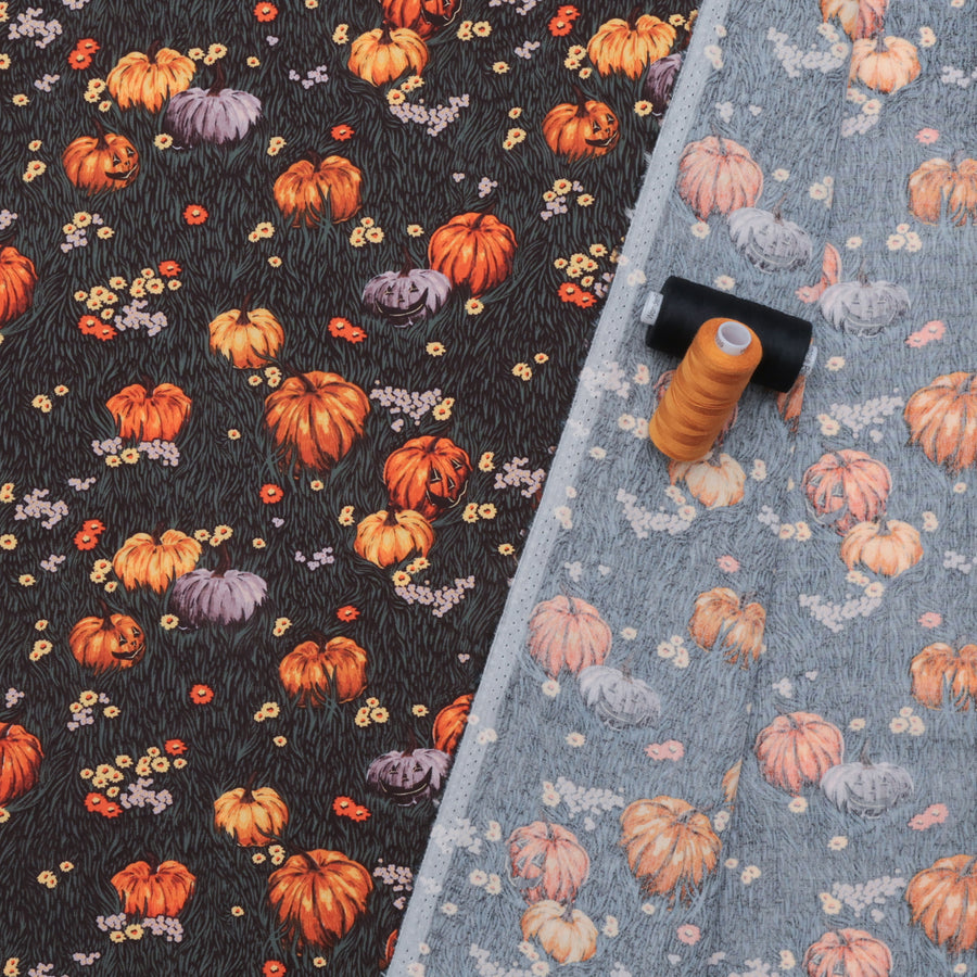 AGF - Cotton - Ghostly & Haunted - Moonlight Pumpkins