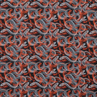 Club Hauer - Cotton - Costumes & Cobwebs - Sneaky Snakes - Black