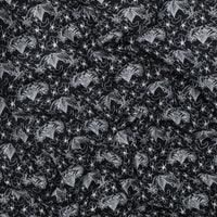 Club Hauer - Cotton - Costumes & Cobwebs - Small Cobweb Lace - Black