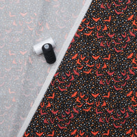 Club Hauer - Cotton - Costumes & Cobwebs - Ditsy Bats - Black