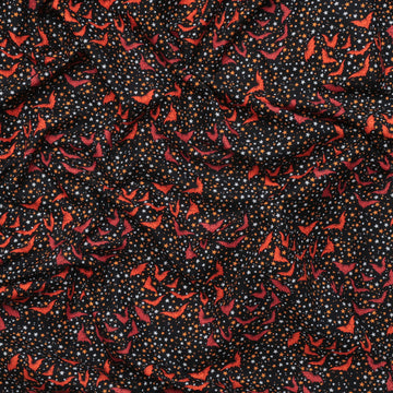 Club Hauer - Cotton - Costumes & Cobwebs - Ditsy Bats - Black