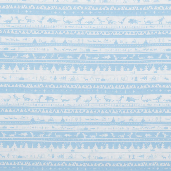 Dear Stella - Cotton - Don't Clause A Scene - Dino Fair Isle - Ice