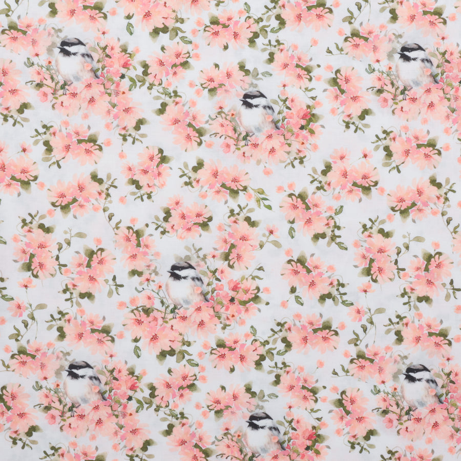 Camelot - Cotton - Finch Serenade - Cream