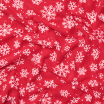 Camelot - Fleece - Frosty - Red