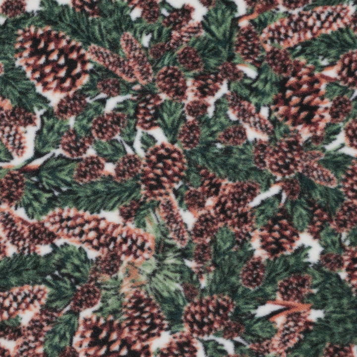 Camelot - Fleece - Pinecones - Multi