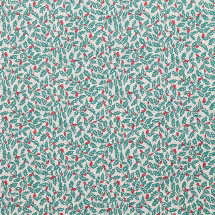 Liberty - Cotton - Festive Greetings - Swirling Holly A