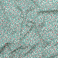 Liberty - Cotton - Festive Greetings - Swirling Holly A