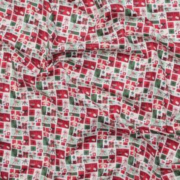 Riley Blake - Cotton - Charming Christmas - Presents - Cloud