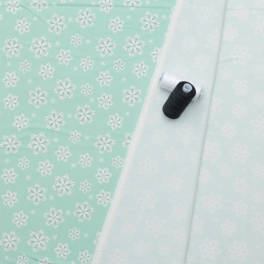 Riley Blake -  Flannel - Designer - Snowflakes - Songbird