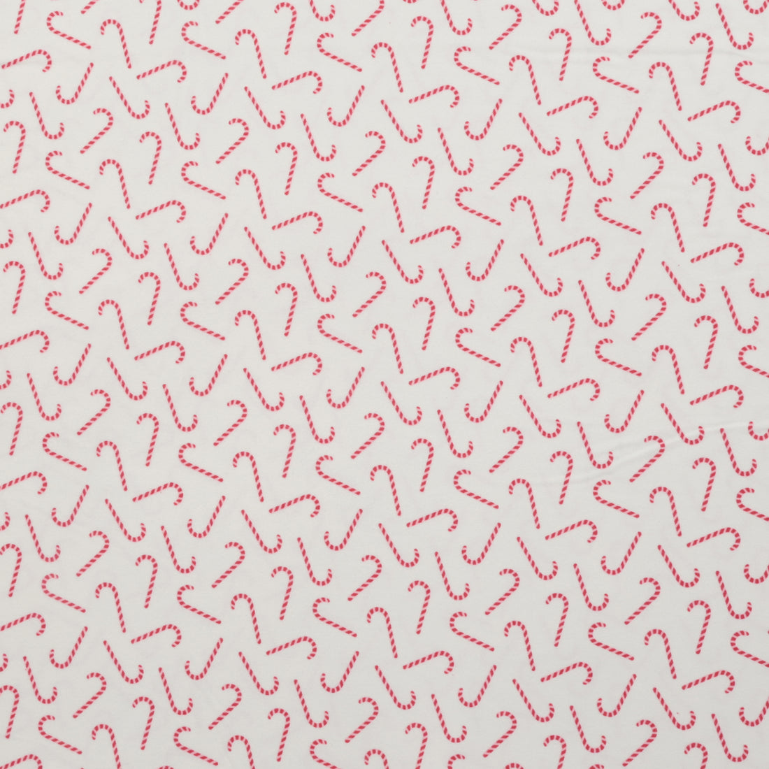 Riley Blake -  Flannel - Designer - Candy Canes - Cream