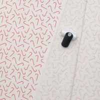 Riley Blake -  Flannel - Designer - Candy Canes - Cream