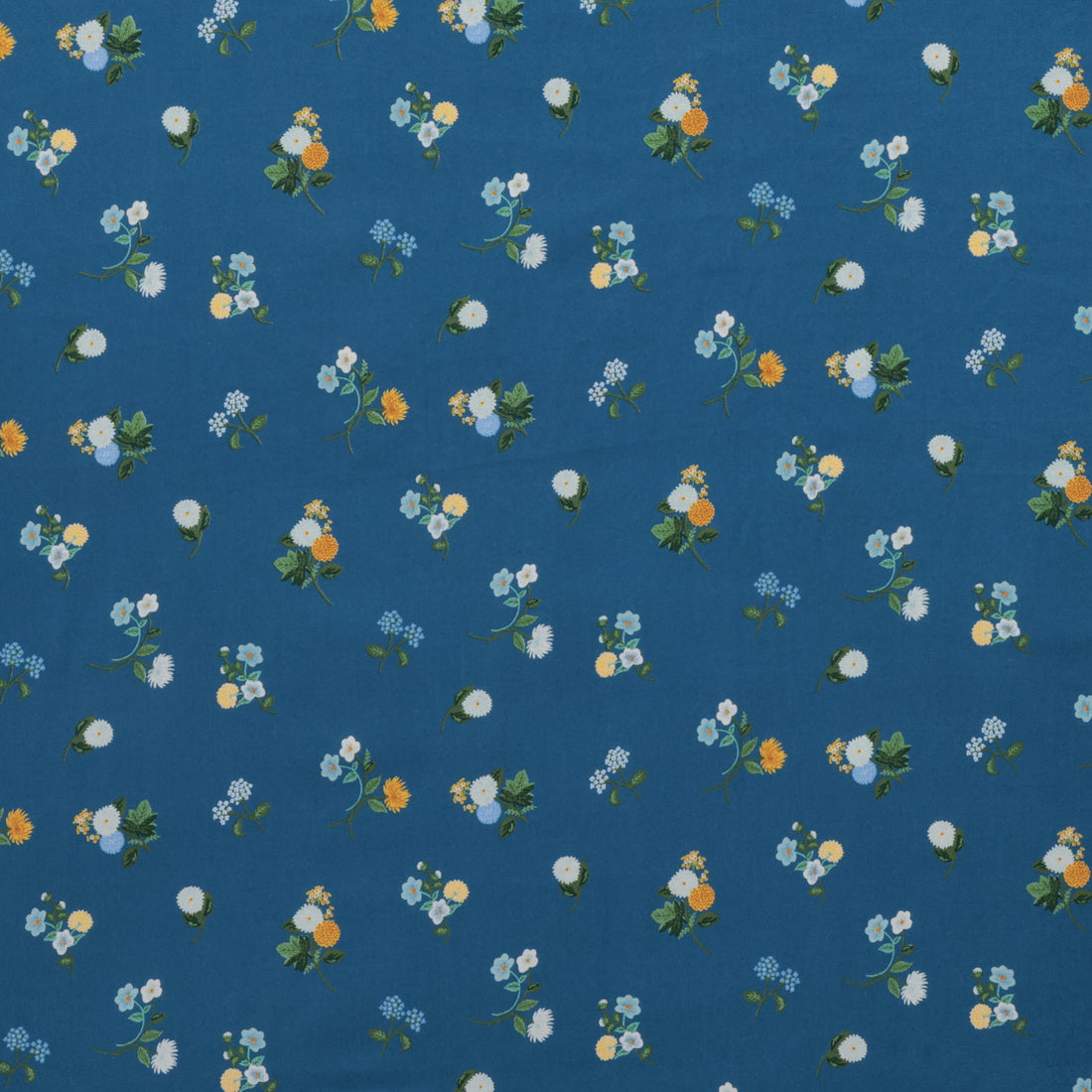 Rifle Paper Co. - Rayon - Dahlia - Ditsy - Navy