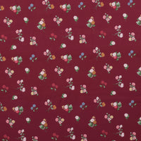 Rifle Paper Co. - Rayon - Dahlia - Ditsy - Burgundy