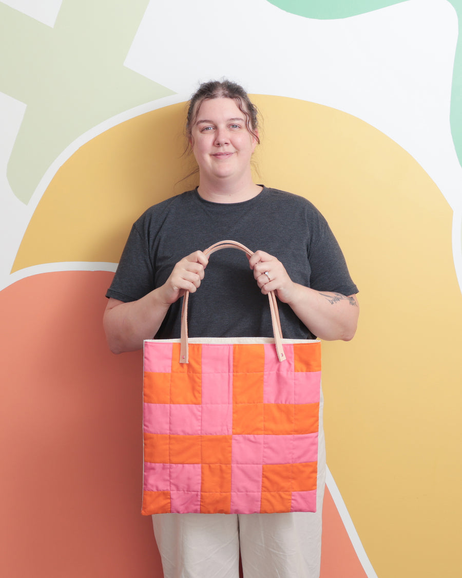 Quilted Tote Bag