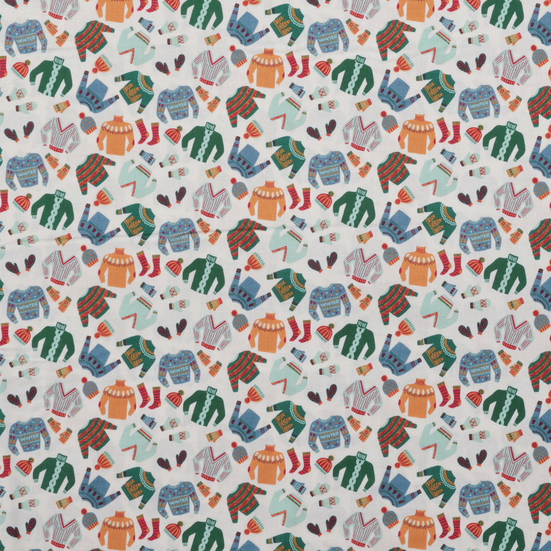 RJR Fabrics - Cotton -  Snow Day Fun - Cozy Sweater - Warmth