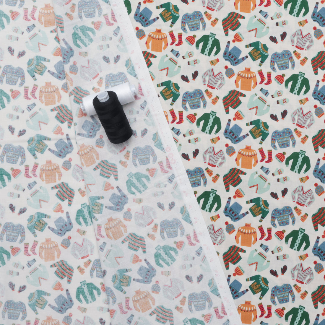 RJR Fabrics - Cotton -  Snow Day Fun - Cozy Sweater - Warmth