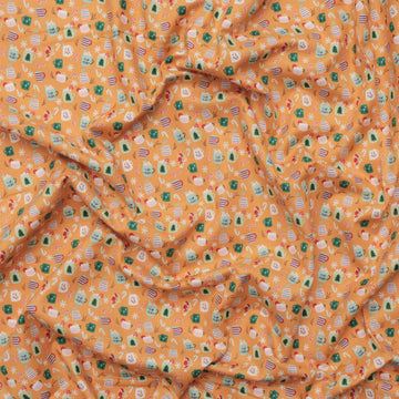 RJR Fabrics - Cotton -  Snow Day Fun - Warm Mugs - Yellow