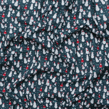 RJR Fabrics - Cotton -  Snow Day Fun - Snowmen Fun - Cold Night