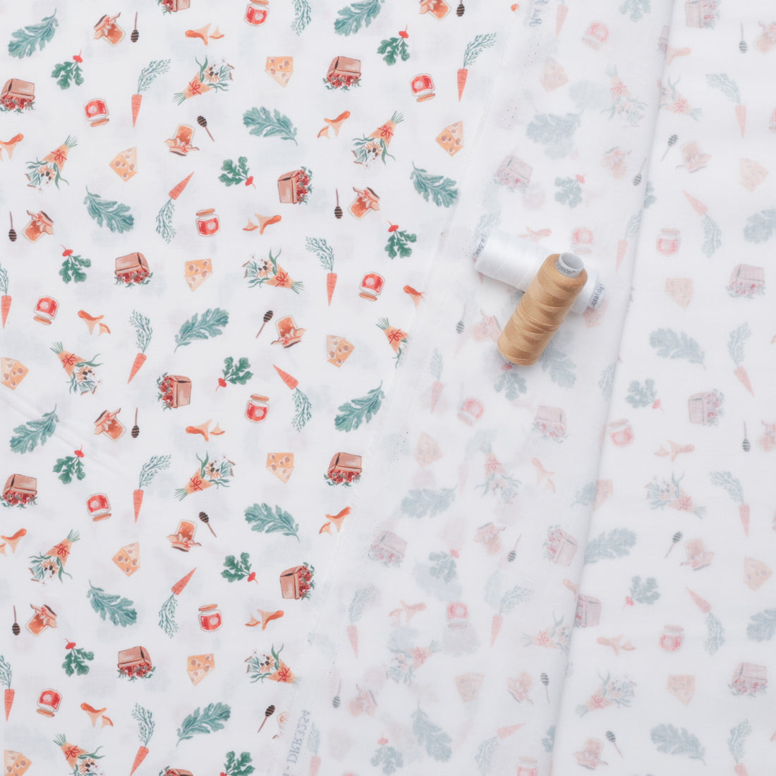 Dear Stella - Cotton -  Country Mouse - Farmers Produce - White