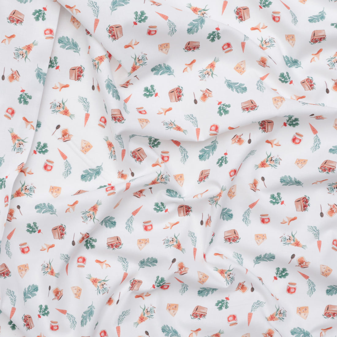 Dear Stella - Cotton -  Country Mouse - Farmers Produce - White