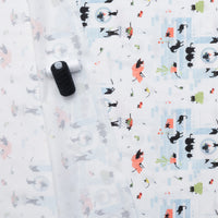 Dear Stella - Cotton - Cats In The Laundry - Rince Repeat - White