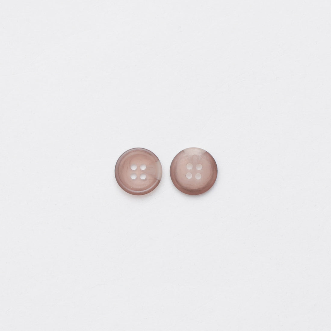 Elan - 4-Hole Button - 15mm - Tortoiseshell - Taupe