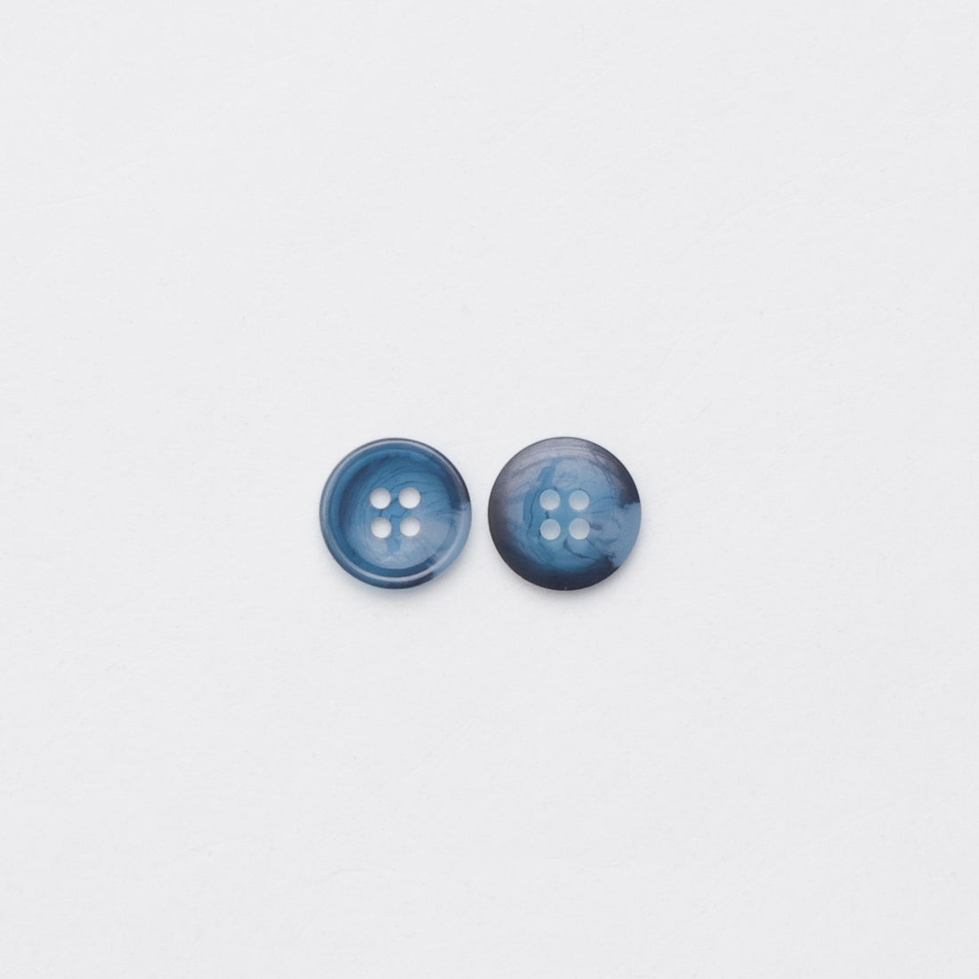 Elan - 4-Hole Button - 15mm - Tortoiseshell - Navy