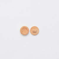 Elan - Shank Button - 20mm - Floral - Natural