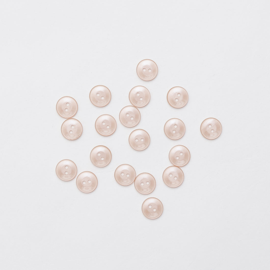 Elan - 2-Hole Button - 14mm - Pearl