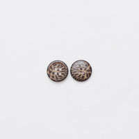 Elan - 4-Hole Button - 15mm - Tan