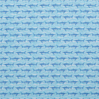 Makower UK - Cotton - Deep Blue Sea - Sea Sharks - Light Blue