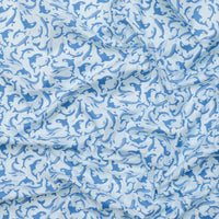 Makower UK - Cotton - Deep Blue Sea - Sea Fins & Tails - White