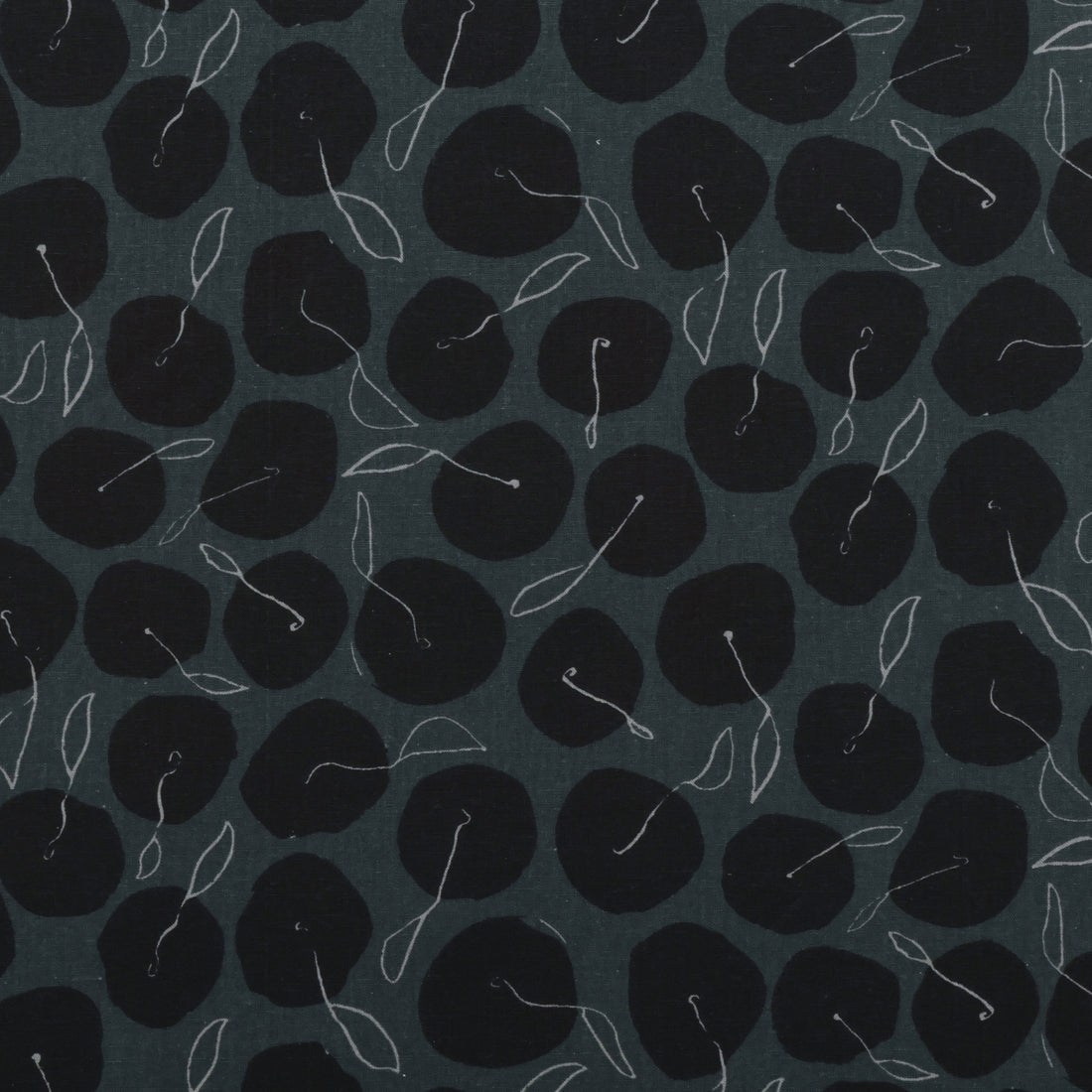 Anna Graham - Canvas - Orchard Run - Apples Charcoal