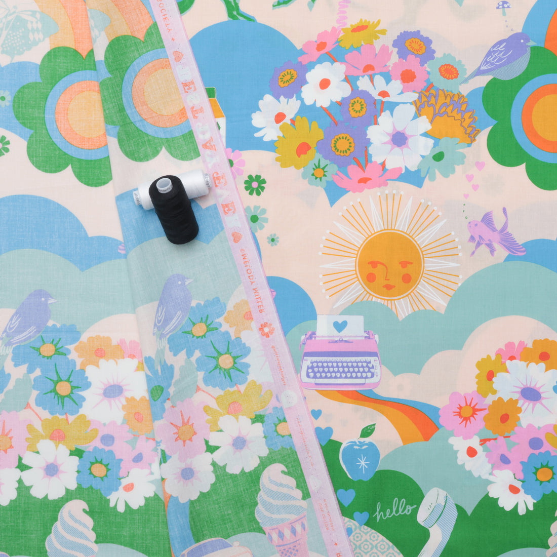 Ruby Star - Cotton - Best Day Ever - Verdant