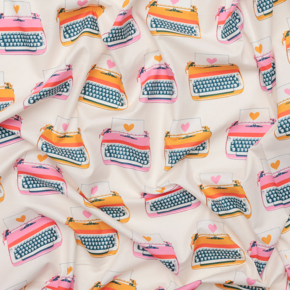 Ruby Star - Cotton - Best Day Ever - Typewriters - Natural