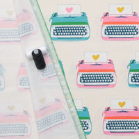 Ruby Star - Canvas - Best Day Ever - Typewriters - Natural