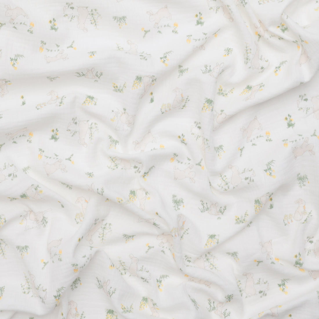 Cotton - Double Gauze - Print - Bunnies
