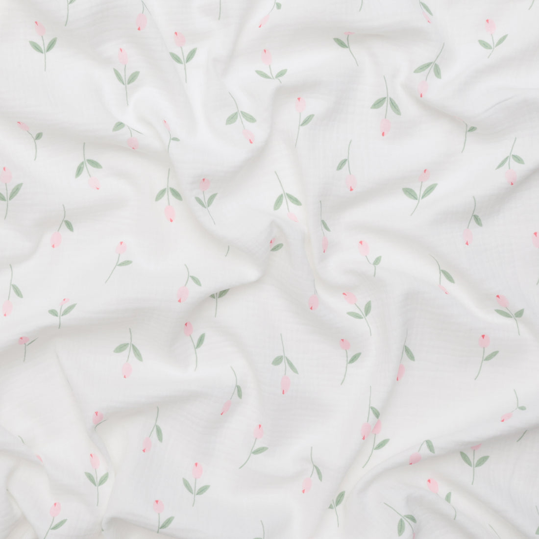 Cotton - Double Gauze - Print - Tulip