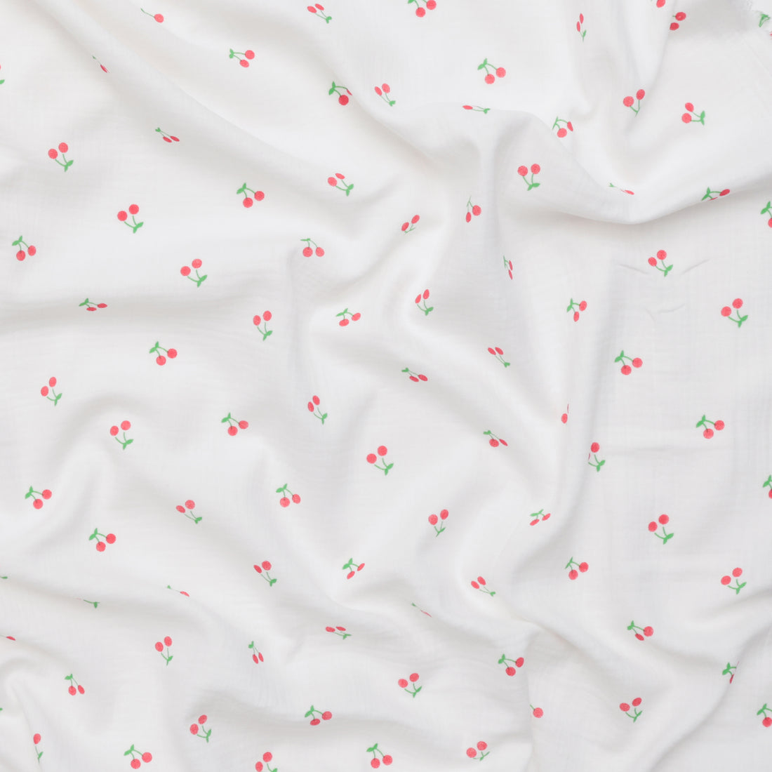 Cotton - Double Gauze - Print - Small Cherry