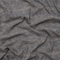 Figo - Cotton Linen - Rhythm & Leaves - Hills - Black